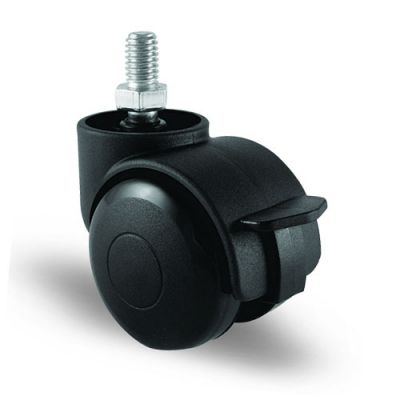 4 Adet EC05GMKM50F, Oynak Civatalı Frenli Mobilya Tekerleği Koltuk Tekeri, Çap:50, 4lü Set, Geniş Tip - 2