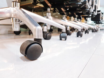 5 Adet EC03GMKM50F, Pimli Frenli Mobilya Tekerleği Koltuk Tekeri, Çap:50, 5li Set, Geniş Tip - 4