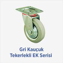 Gri Kauçuk Tekerlekli EK Serisi 