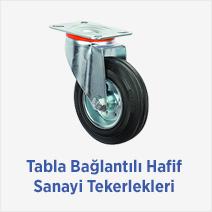 Tabla Bağlantılı Hafif Sanayi Tekerlekleri 