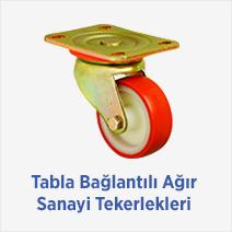 Tabla Bağlantılı Ağır Sanayi Tekerlekleri 