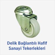  Delik Bağlantılı Hafif Sanayi Tekerlekleri 