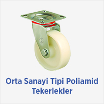 Orta Sanayi Tipi Poliamid Tekerlekler 