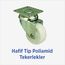 Hafif Tip Poliamid Tekerlekler 