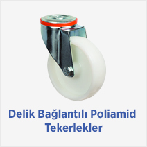 Delik Bağlantılı Poliamid Tekerlekler 