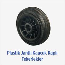 Plastik Jantlı Kauçuk Kaplı Tekerlekler 