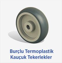 Burçlu Termoplastik Kauçuk Tekerlekler 