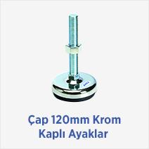 Çap 120mm Krom Kaplı Ayaklar 