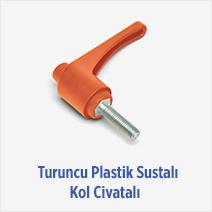 Turuncu Plastik Sustalı Kol Civatalı 