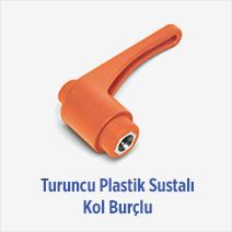 Turuncu Plastik Sustalı Kol Burçlu 