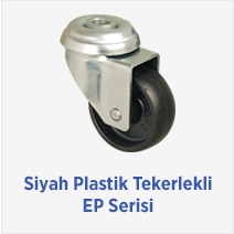 Siyah Plastik Tekerlekli EP Serisi