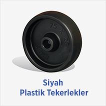 Siyah Plastik Tekerlekler