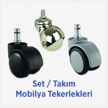 Set/Takım Mobilya Tekerlekleri