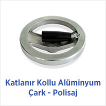 Katlanır Kollu Alüminyum Çark - Polisaj