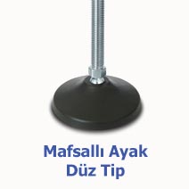 Mafsallı Plastik Ayak Düz Tip Civatalı