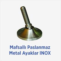 Mafsallı Paslanmaz Metal Ayaklar INOX 