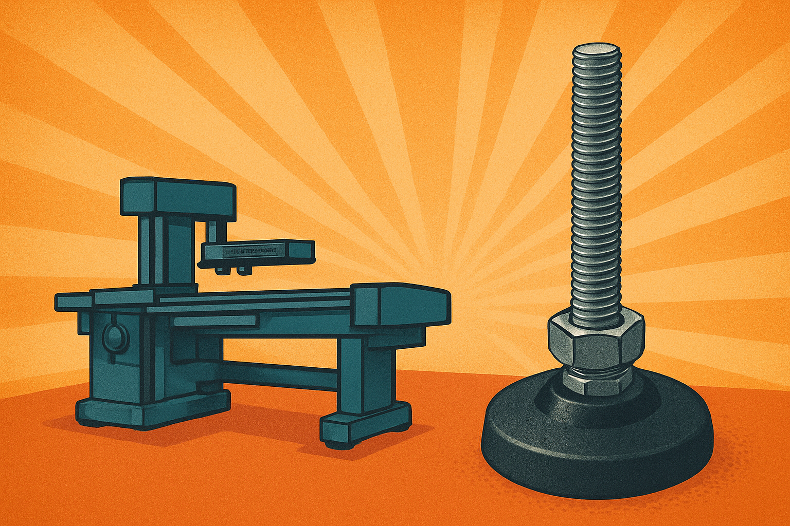 Ayarlı Ayak Nedir? Makine ve Tezgahlar İçin Neden Gerekli?