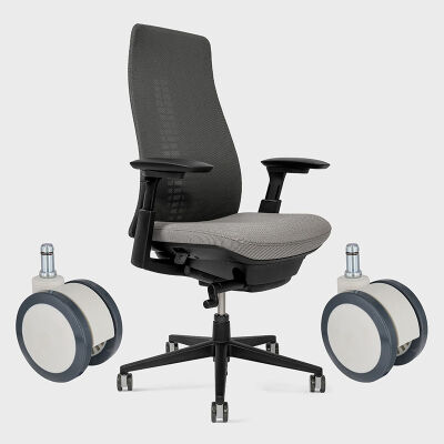 EQ03ZKP75 Sarhoş Pim Bağlantılı Plastik Maşalı Çap:75 Çift Kasnaklı Medikal Tekerlek Oynak Maşalı Segmanlı - 3