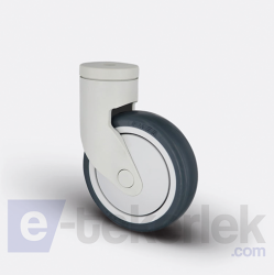 ESP04MBT125 Delik Bağlantılı Plastik Maşalı Çap:125 Medikal Ekipman Tekerleği Bilya Rulmanlı Oynak Maşalı Çift Bilya Yataklı - EMES