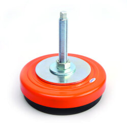 MDA162017E Makine Denge Ayağı Çap:160 M20x170mm 2,5 Diş Aralıklı Civatalı - EMES