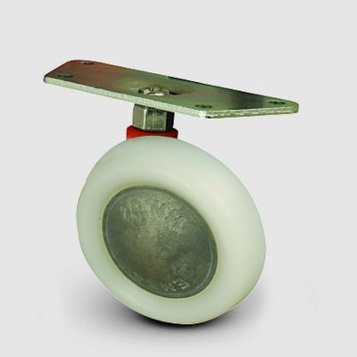 EN01AKZ70 Oynak Tabla Bağlantılı, Burçlu, Poliamid Market Arabası Tekerleği Çap:70 