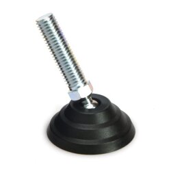 PAM501060 Mafsallı Plastik Ayak Çap:40 M10x60 Civatalı - EMES