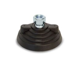 PAMBZB8016 Mafsallı Plastik Ayak Burçlu Zemin Bağlantılı Çap:80 M16 - EMES