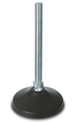 PAMD601012 Mafsallı Plastik Ayak Düz Tip Çap:60 M10x120 Mm Civatalı - EMES