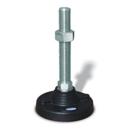 PAS122025 Sabit Plastik Ayak Çap:120 M20x250 Mm Civatalı - EMES