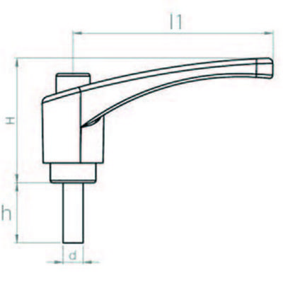 PKCIT781030 Paslanmaz Turuncu Sustalı Kol Civatalı Boy:78 M10x30 Civatalı - 2
