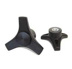 PTB31014 Plastik Yıldız Tutamak 3 Kollu Burçlu Çap:100 M14 - EMES