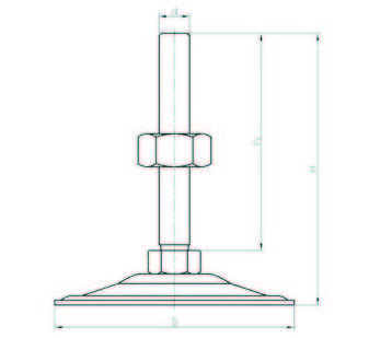 SA101290 Sac Ayak Çap:100 M12x90mm Civatalı - 2