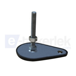 SAYZBR 80 1290 SAC AYAK YANDAN ZEMİN BAĞLANTILI KAUÇUKLU ÇAP:80 M12*90 - EMES
