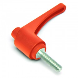 PKCT630630 Turuncu Plastik Sustalı Kol Civatalı Boy:63, M6x30 - EMES