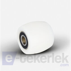 ZBZB 82*70*20 BALIK SIRTI POLİAMİD TRANSPALET TEKERLEĞİ 6204 2RS RULMANLI (PLASTİK KAPAK) EMES - EMES